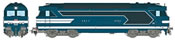 French Diesel Locomotive Class BB 67552 of the SNCFNEVERS, without skirt, Number Plate, Era IV-V - 